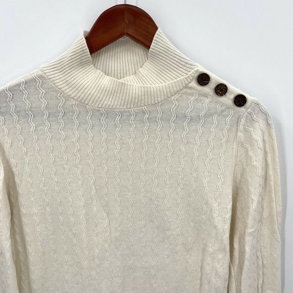 prAna Long Sleeve High Neck Pullover Sweater Large - Picture 2 of 5